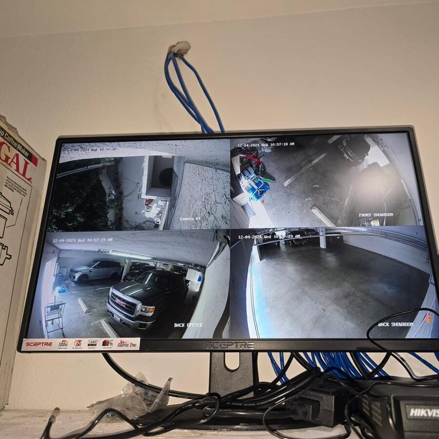 Hikvision IP camera system