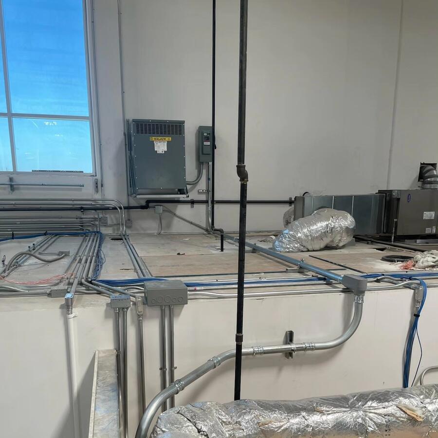 Commercial conduit run