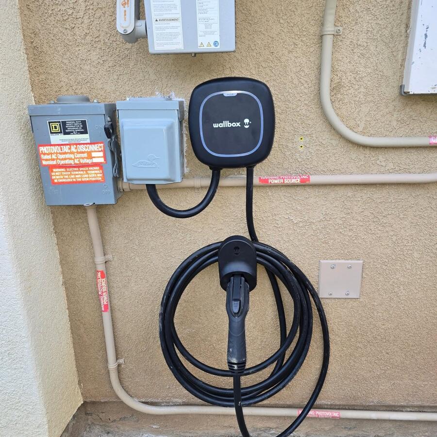 EV charger installation